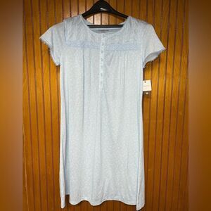 NWT Croft & Barrow Intimates Light Blue Nightgown Size Small